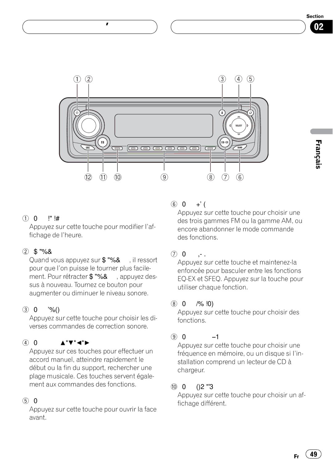 Pioneer DEH-P350 operation manual 