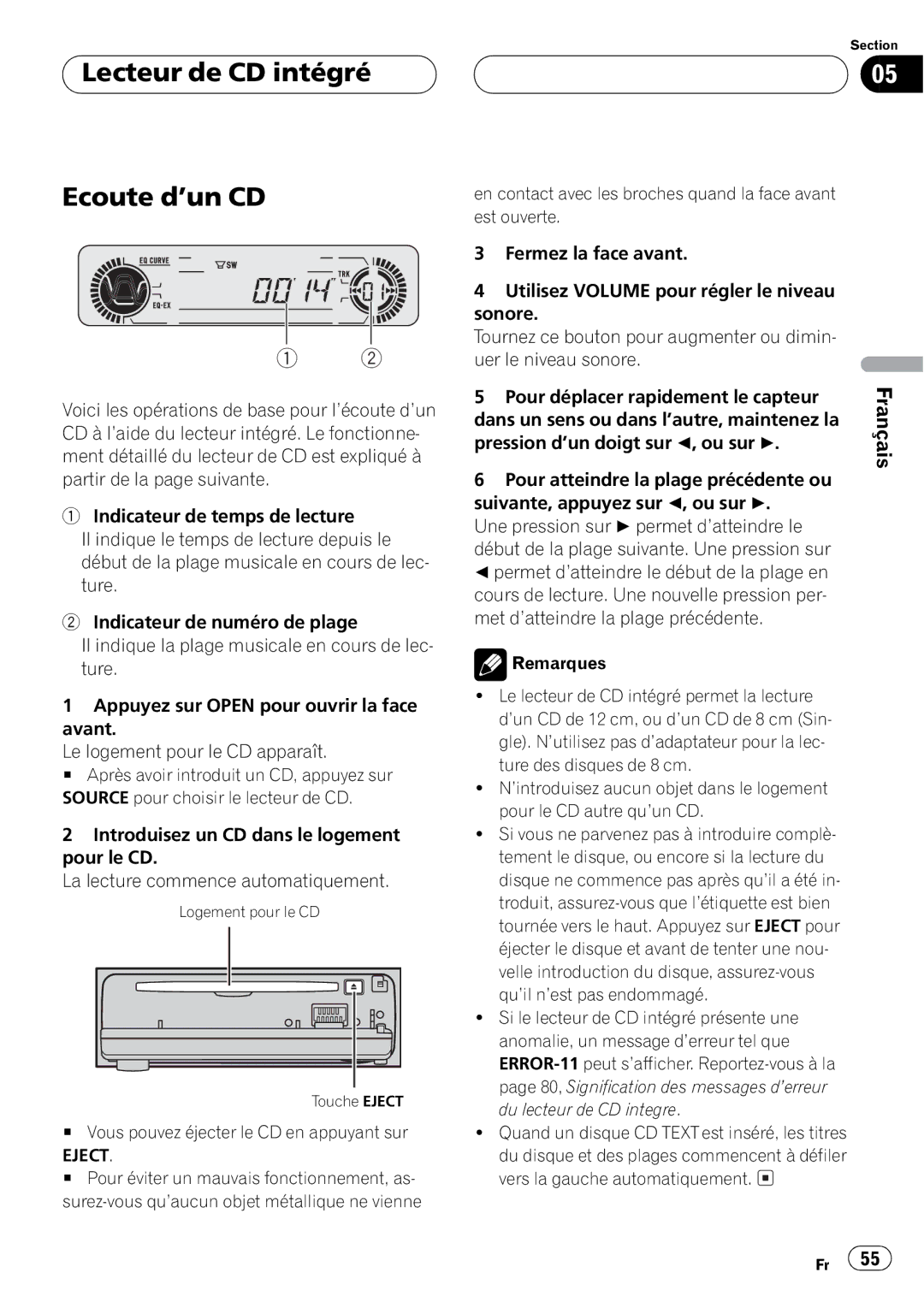 Pioneer DEH-P350 operation manual 