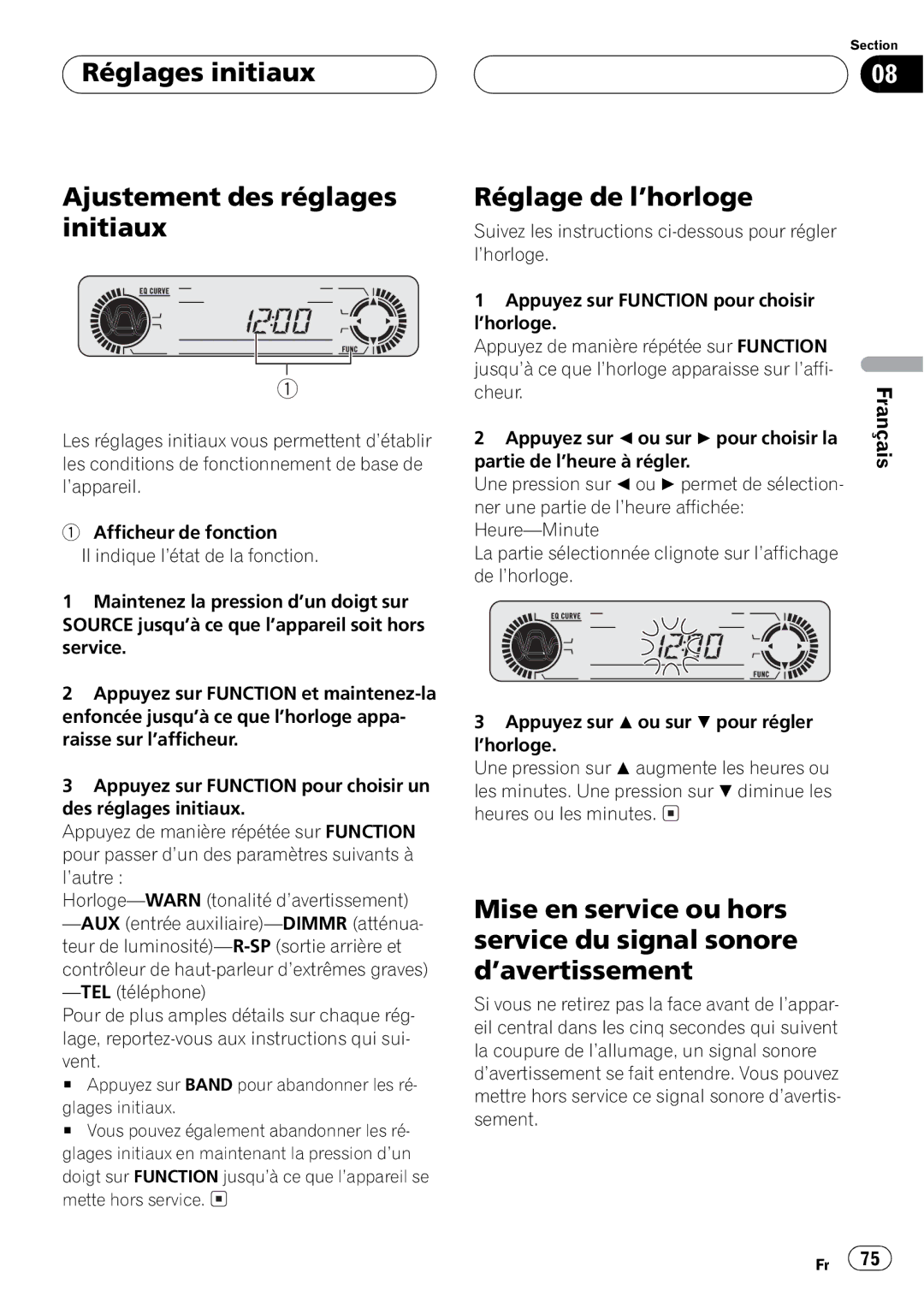 Pioneer DEH-P350 operation manual 