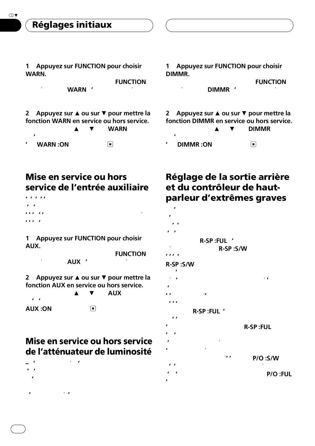 Pioneer DEH-P350 operation manual 