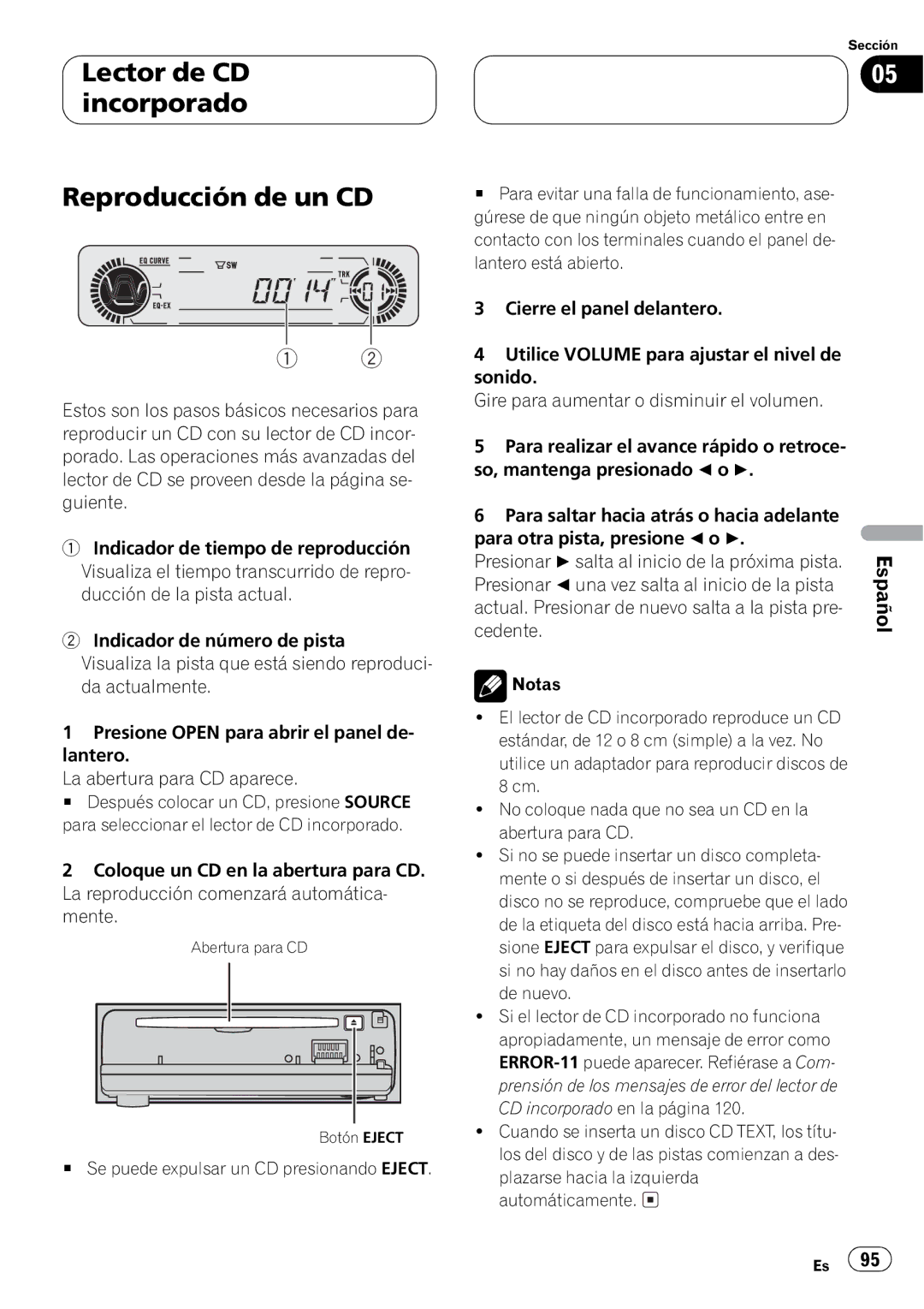 Pioneer DEH-P350 operation manual 