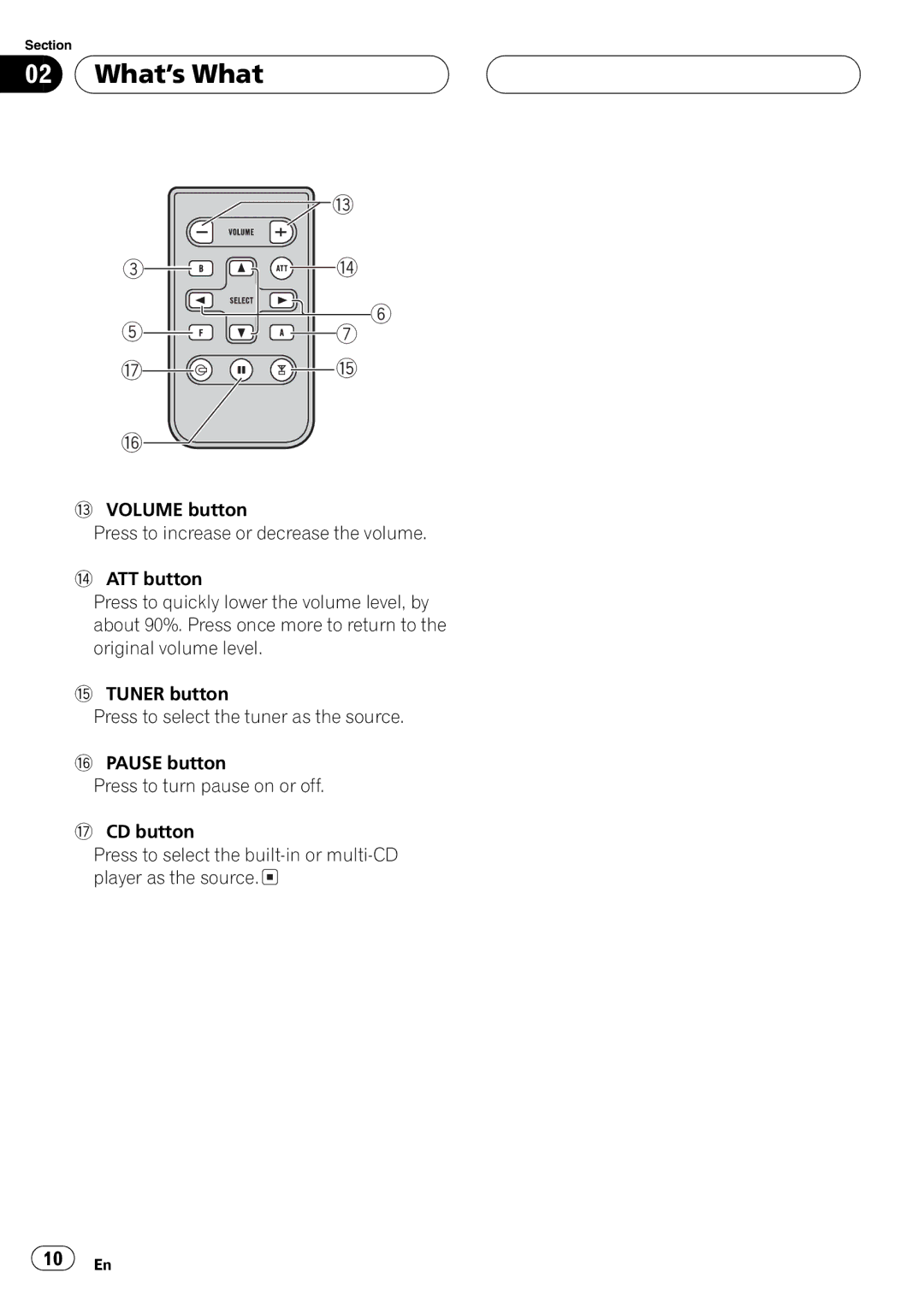 Pioneer DEH-P360 operation manual 