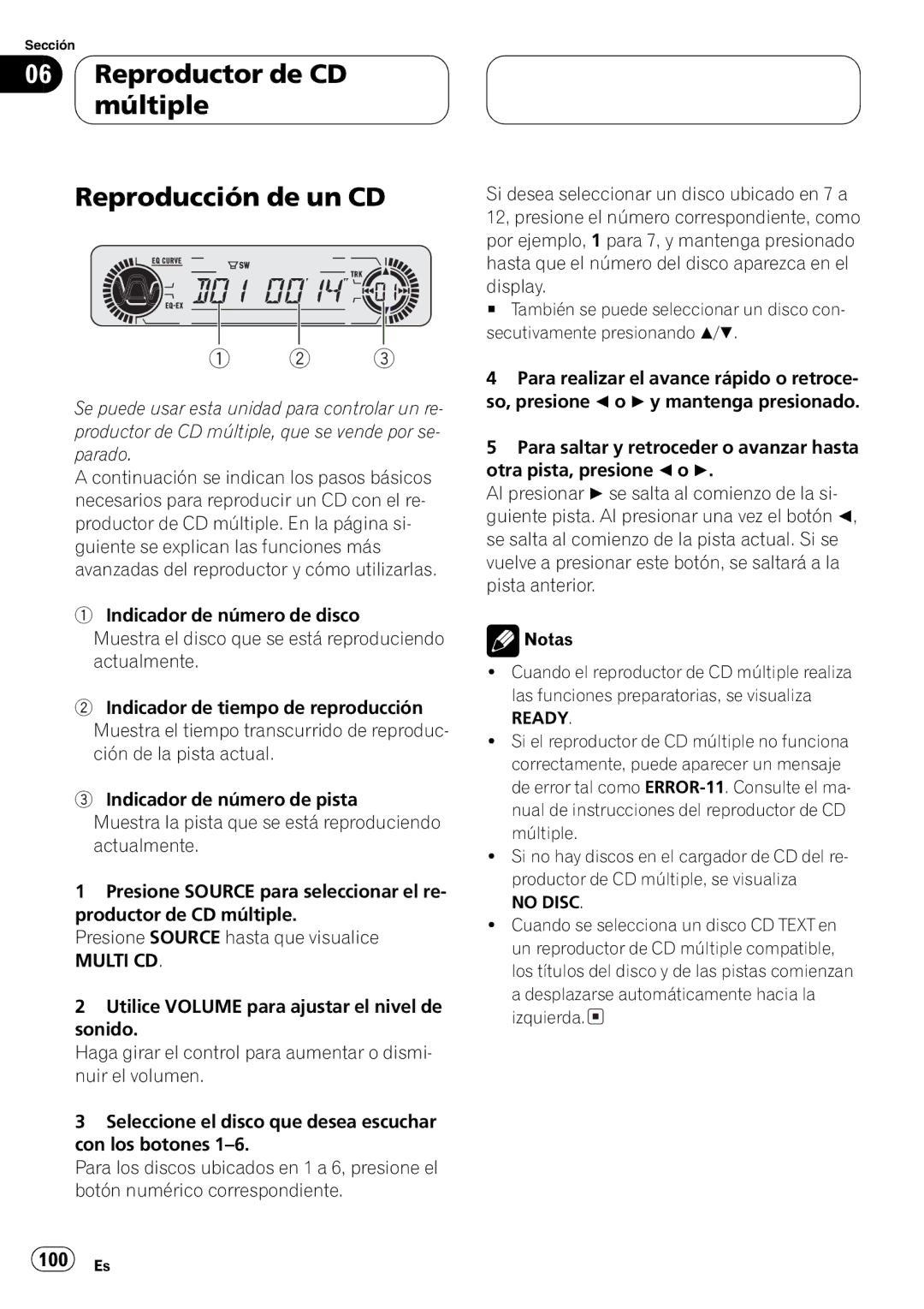 Pioneer DEH-P360 operation manual 