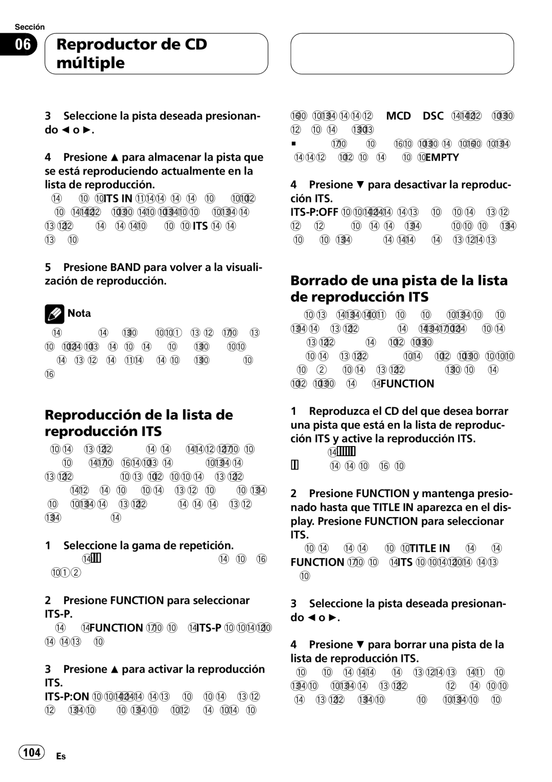 Pioneer DEH-P360 operation manual + % 