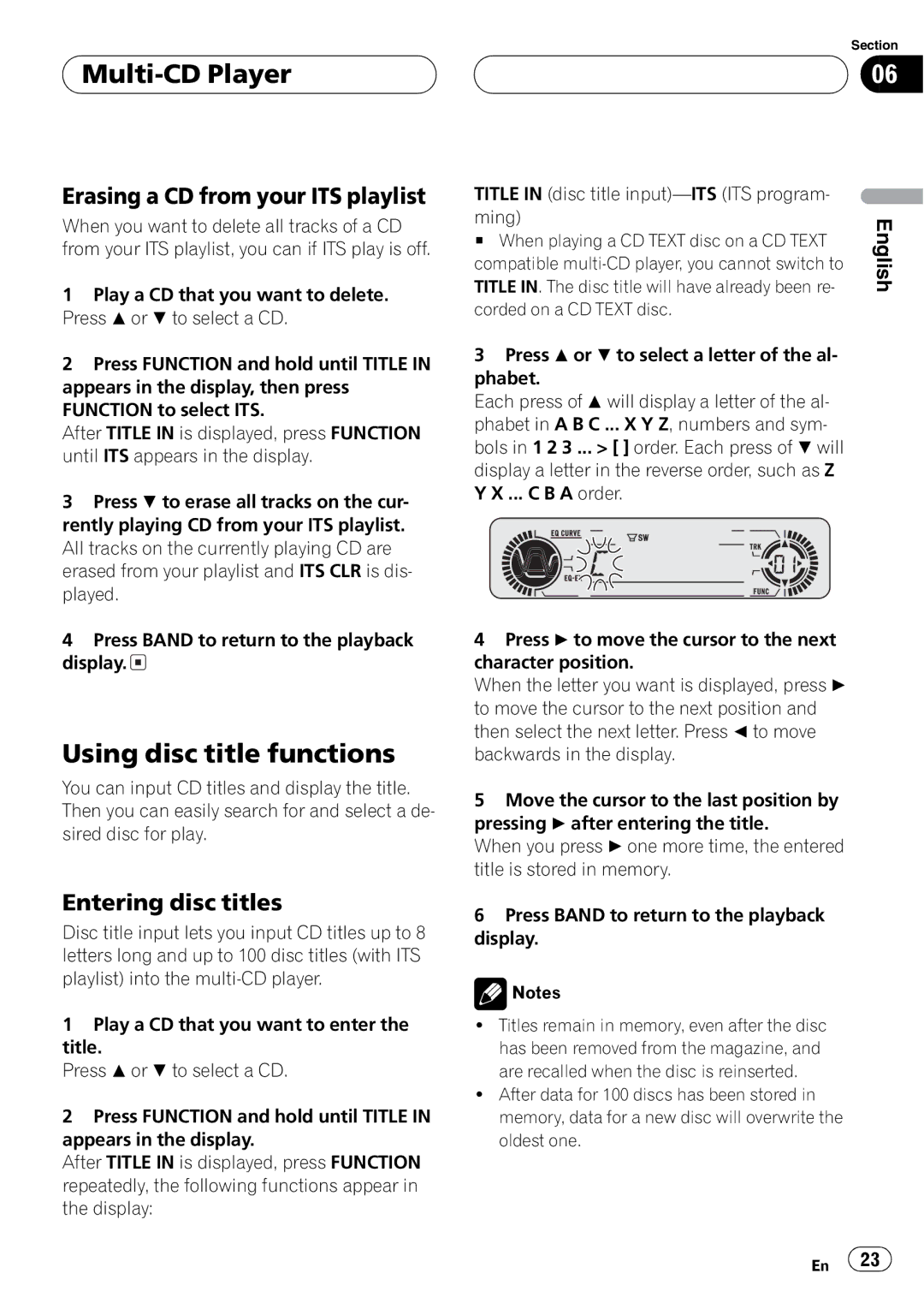 Pioneer DEH-P360 operation manual 