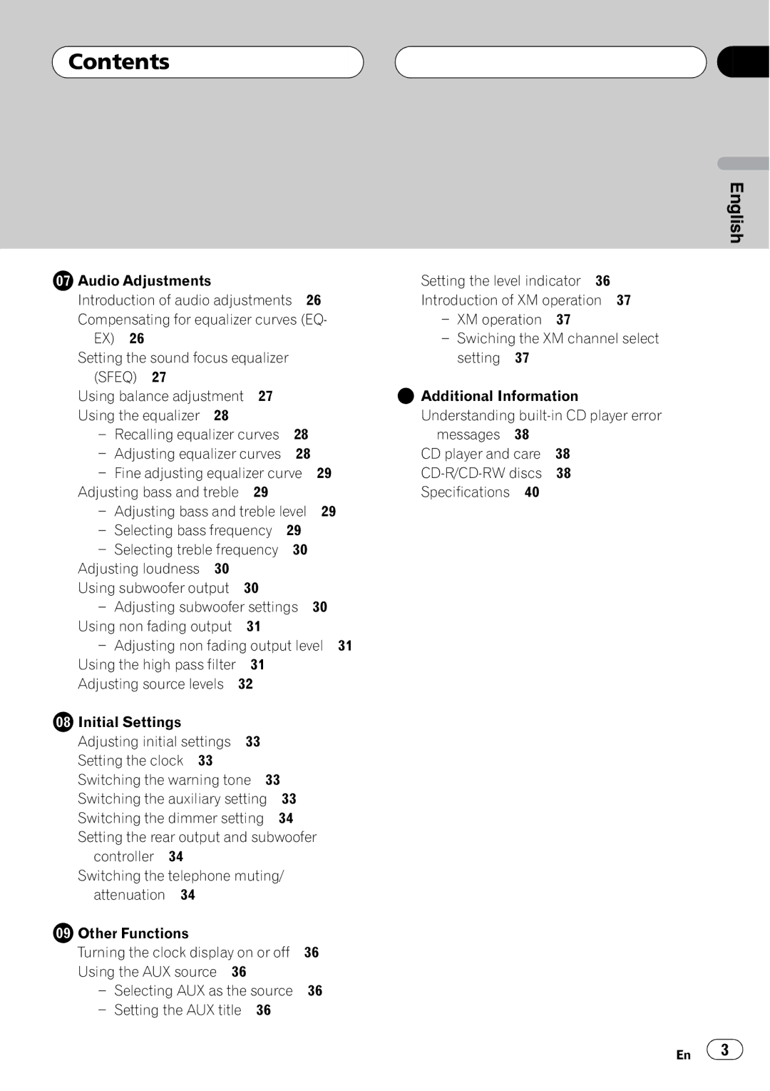 Pioneer DEH-P360 operation manual 