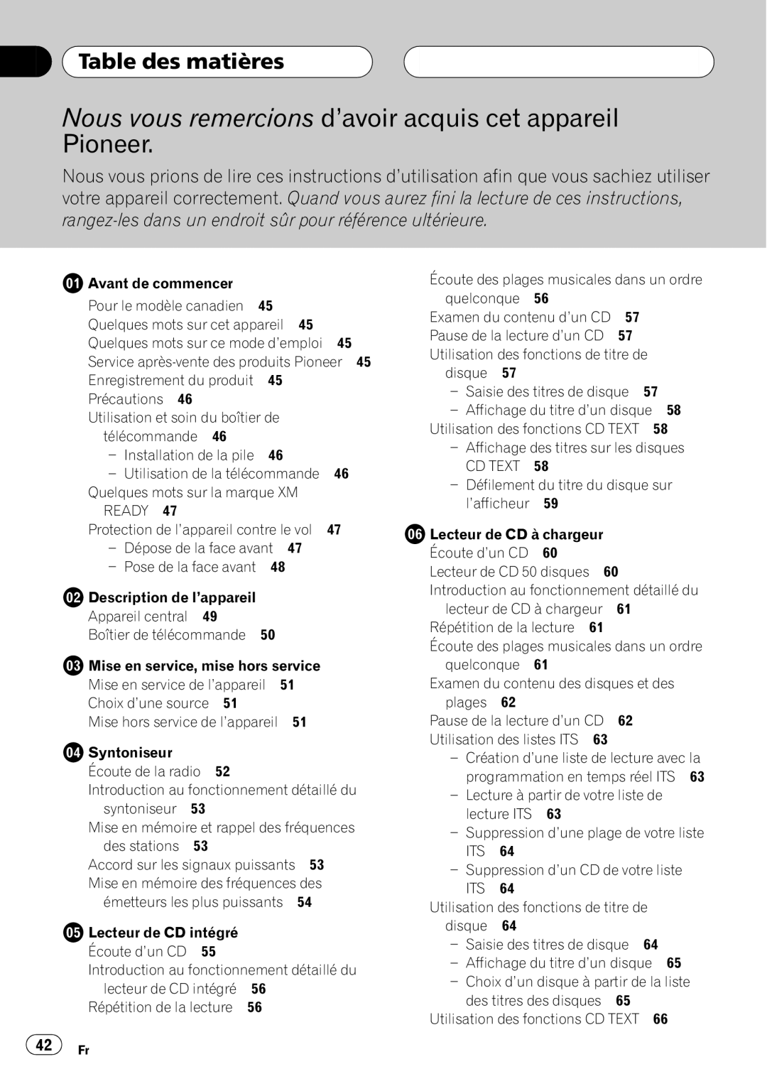 Pioneer DEH-P360 operation manual 