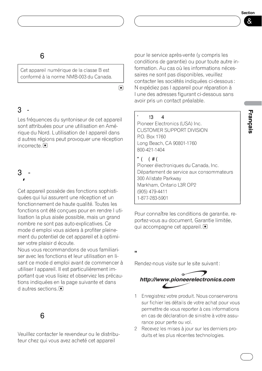 Pioneer DEH-P360 operation manual 