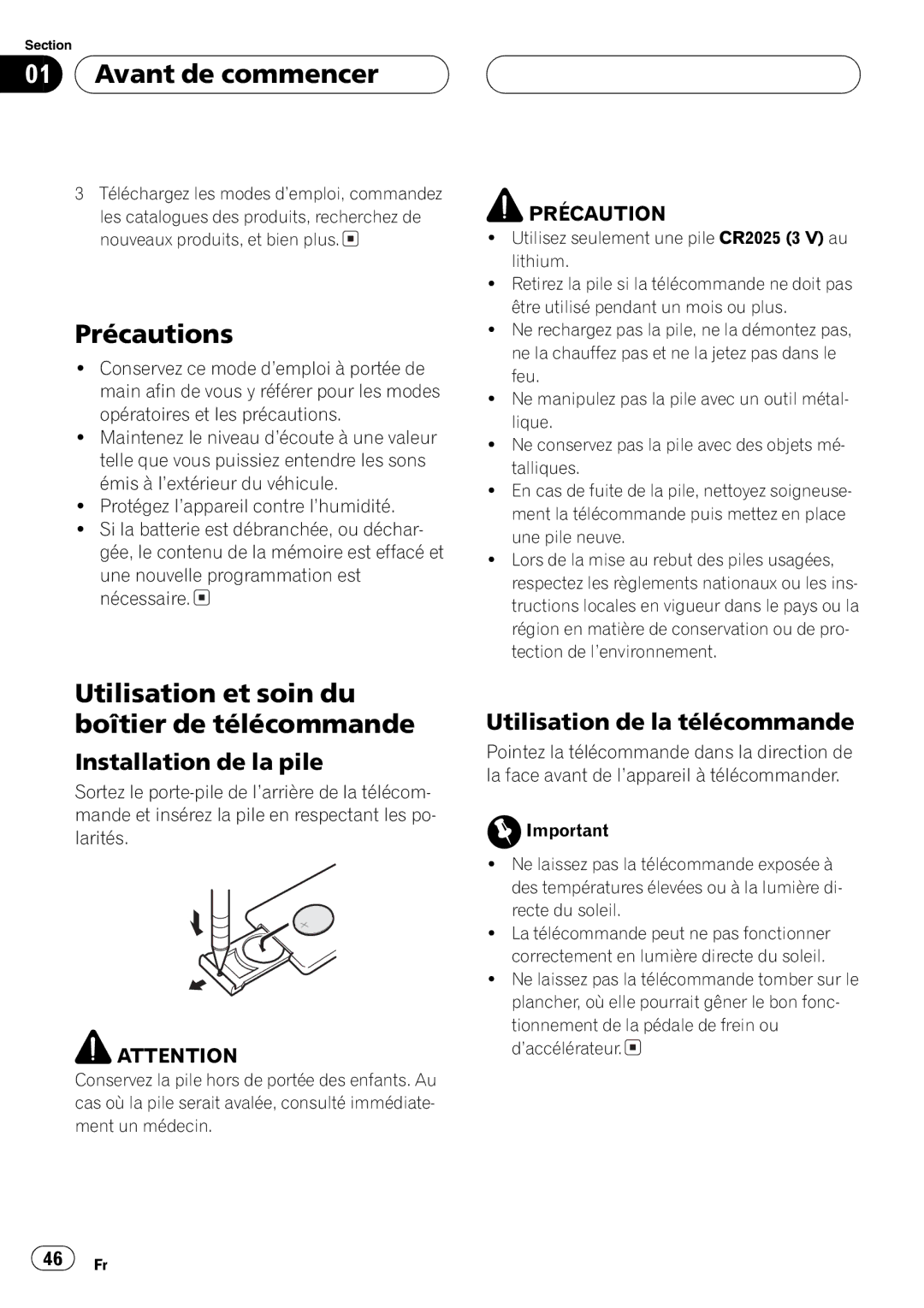 Pioneer DEH-P360 operation manual 