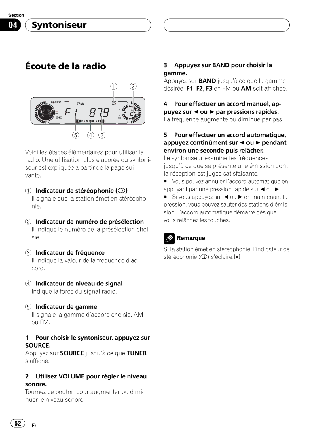 Pioneer DEH-P360 operation manual 