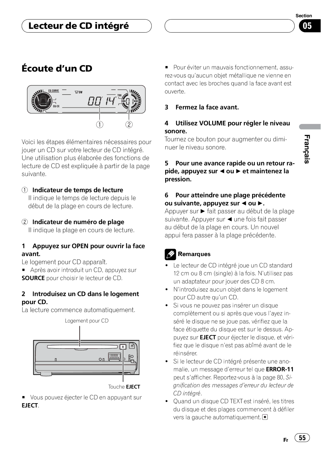 Pioneer DEH-P360 operation manual 