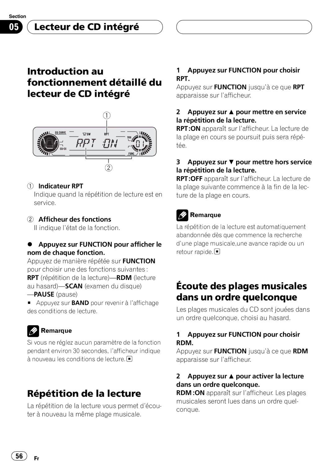 Pioneer DEH-P360 operation manual 