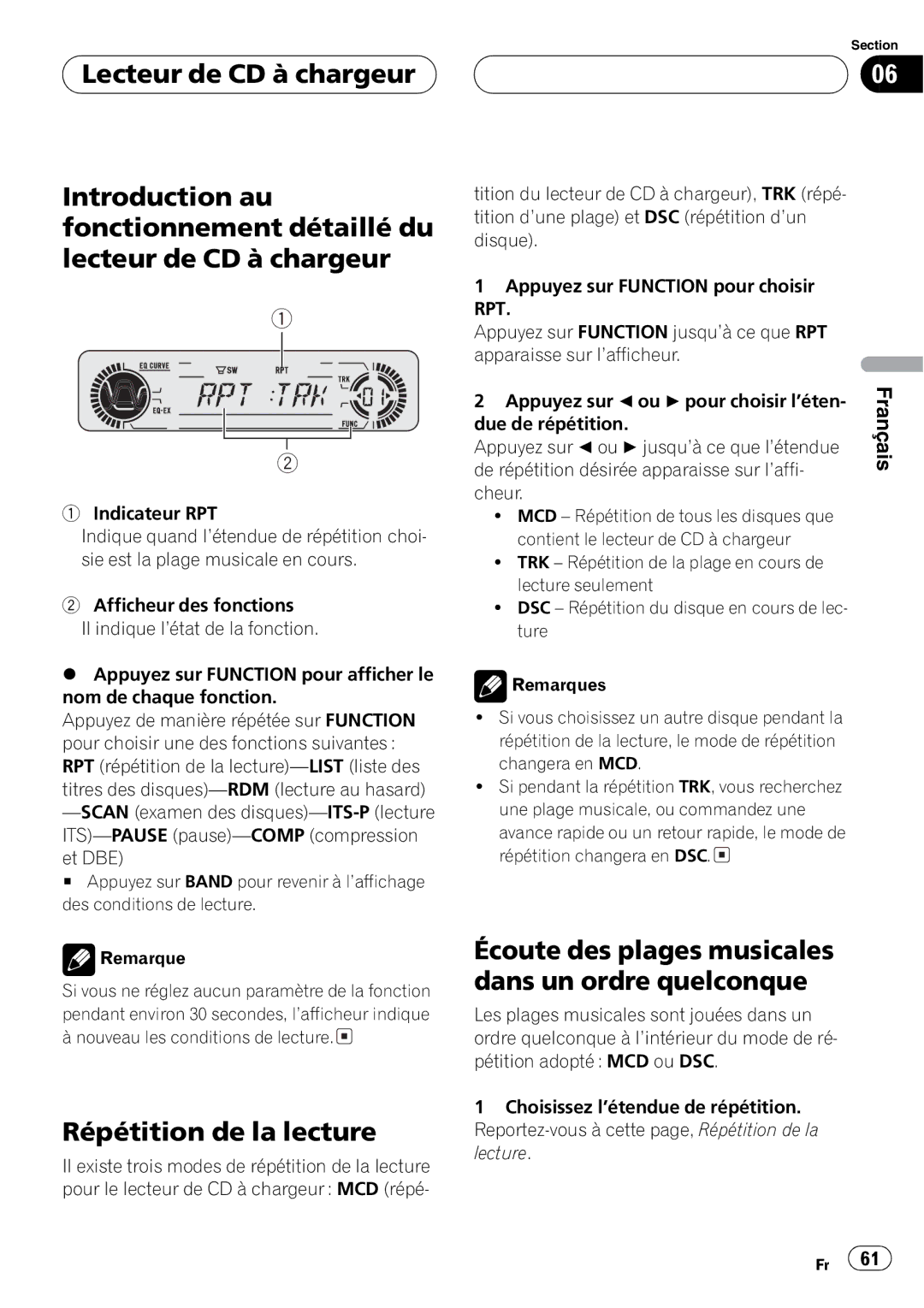 Pioneer DEH-P360 operation manual 