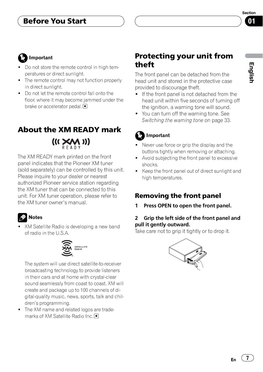 Pioneer DEH-P360 operation manual 