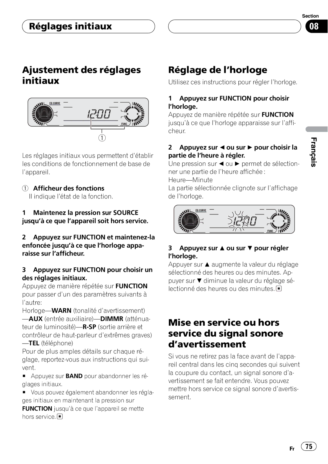 Pioneer DEH-P360 operation manual 