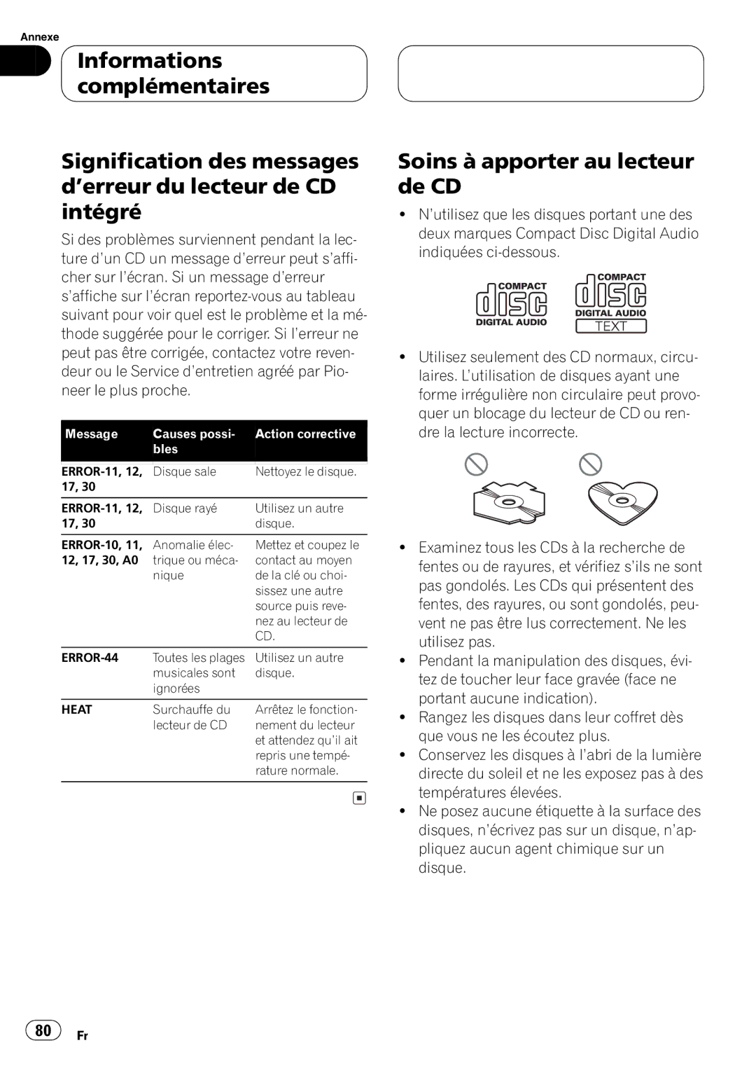 Pioneer DEH-P360 operation manual 