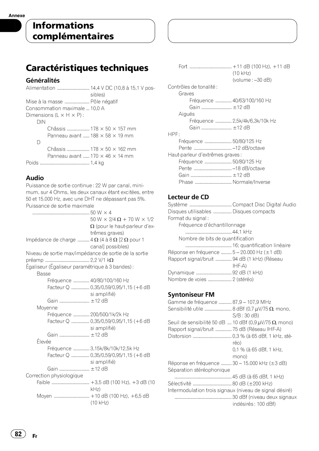 Pioneer DEH-P360 operation manual 