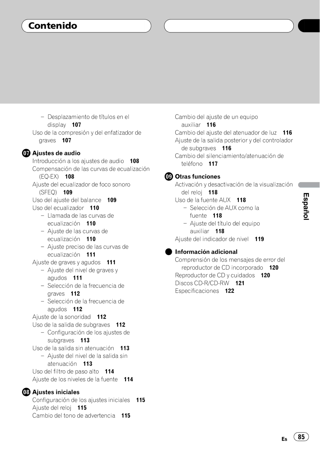 Pioneer DEH-P360 operation manual + + + 