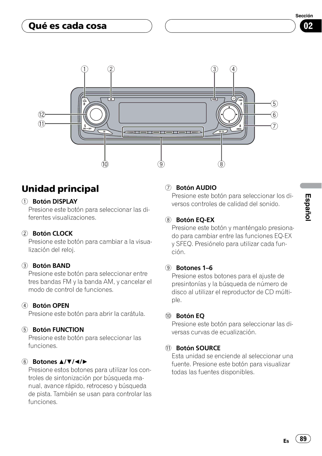 Pioneer DEH-P360 operation manual 