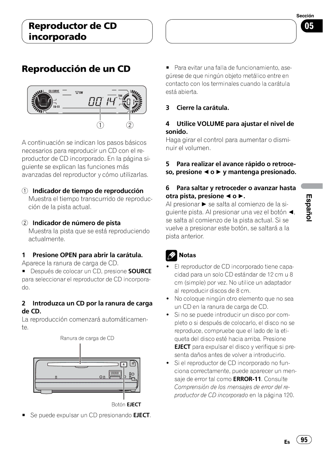 Pioneer DEH-P360 operation manual 