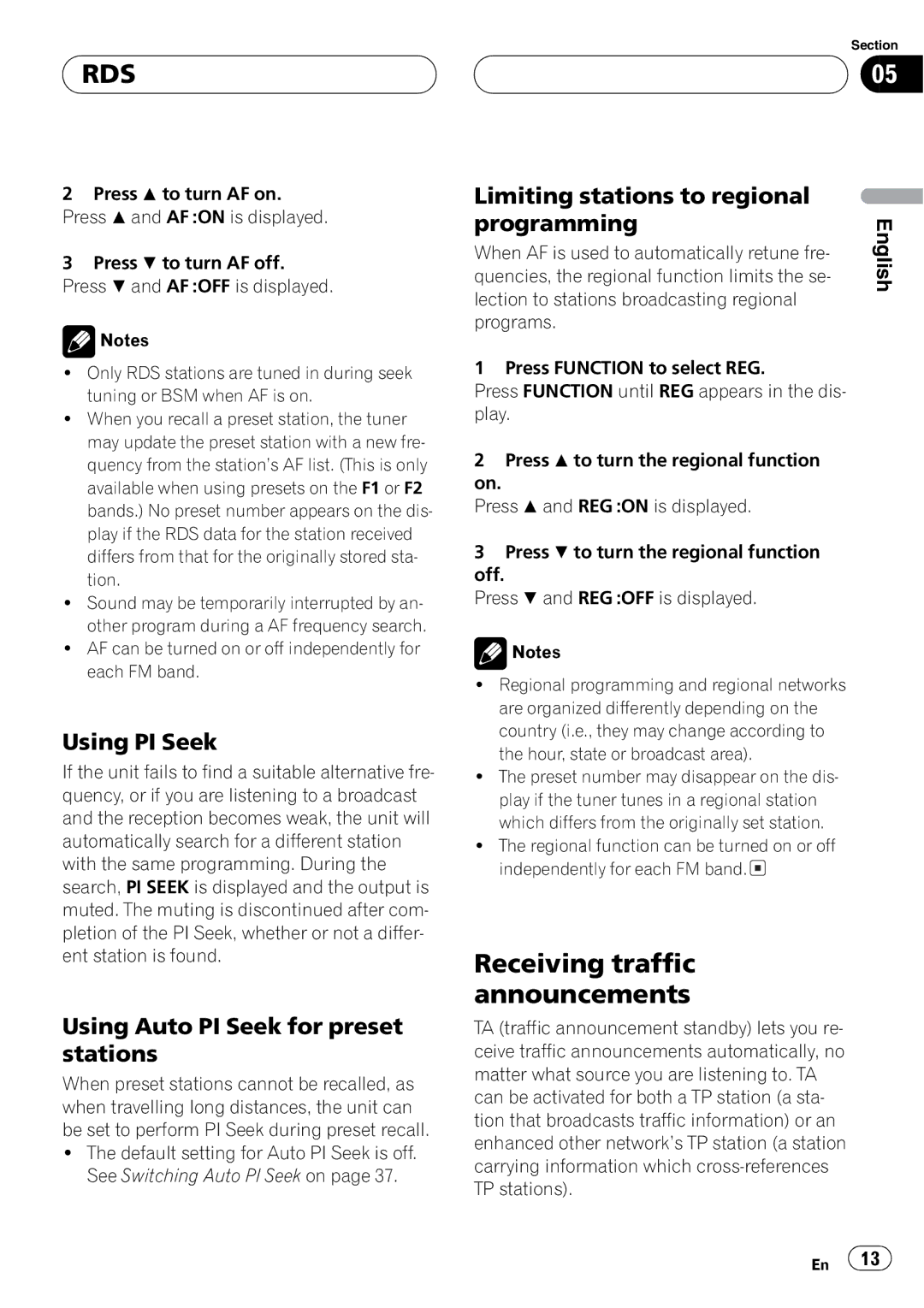 Pioneer DEH-P3630MP, DEH-P3600MPB operation manual 