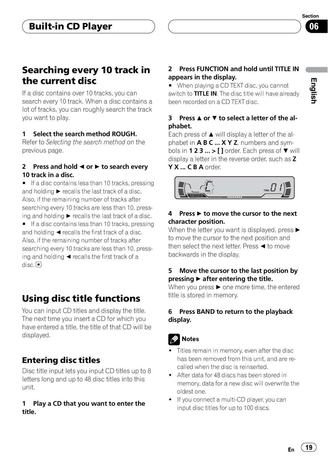 Pioneer DEH-P3630MP, DEH-P3600MPB operation manual 