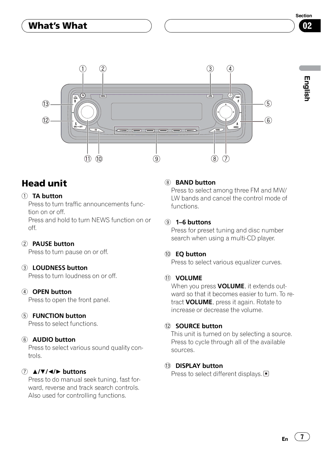 Pioneer DEH-P3630MP, DEH-P3600MPB operation manual 