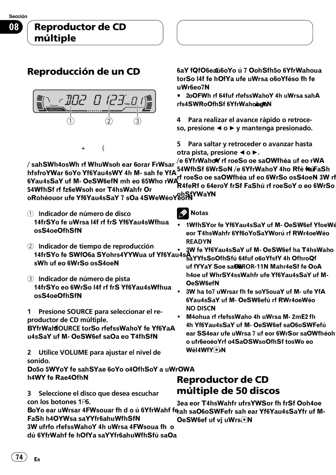 Pioneer DEH-P3600MPB, DEH-P3630MP operation manual 