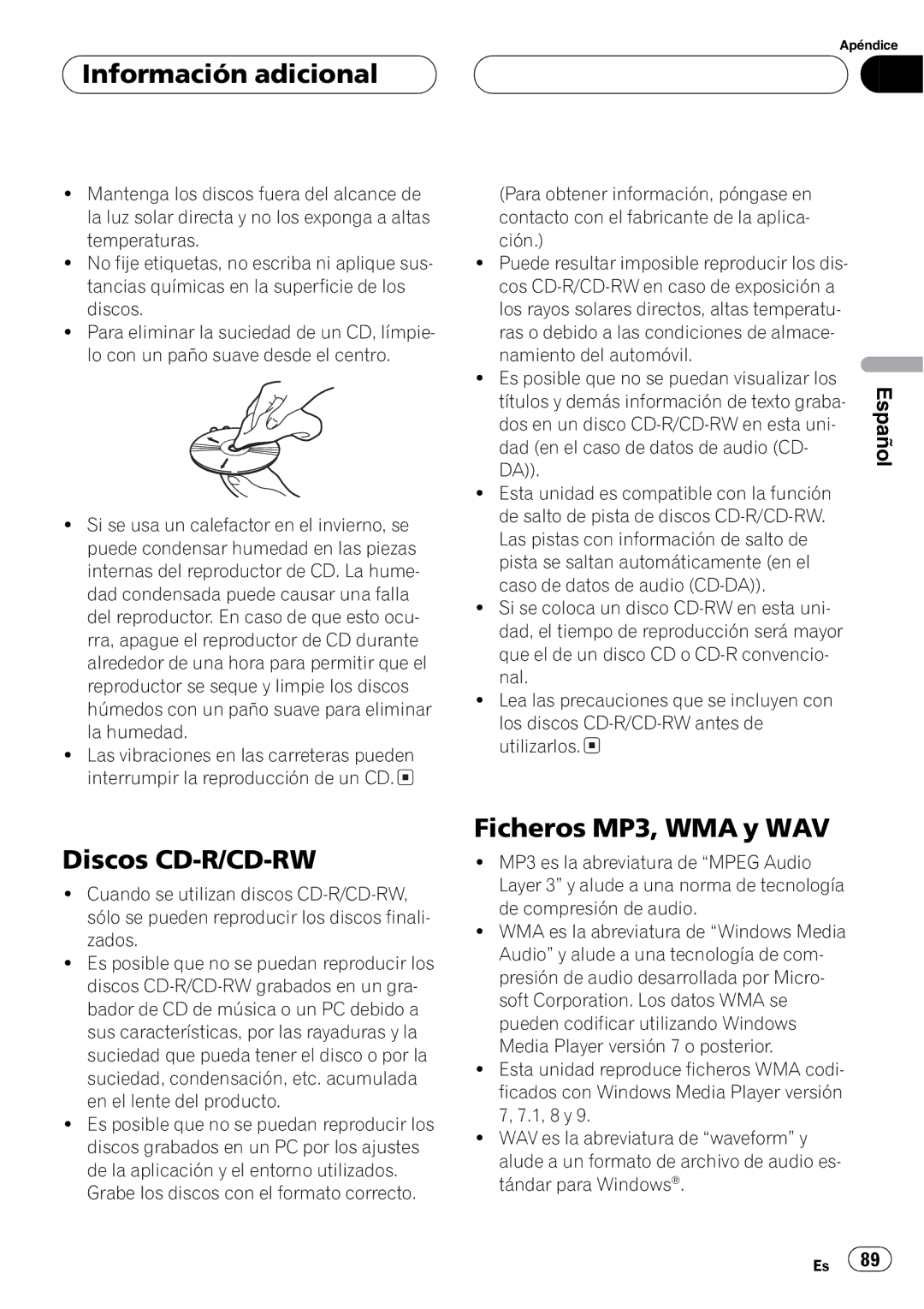 Pioneer DEH-P3600MPB, DEH-P3630MP operation manual + + 