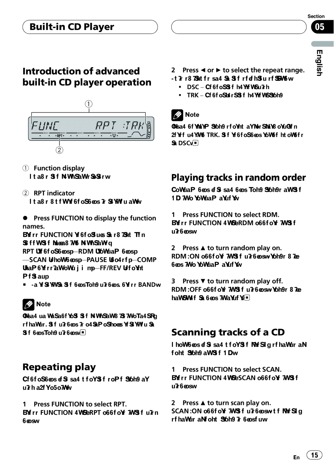 Pioneer DEH-P3800MP operation manual 