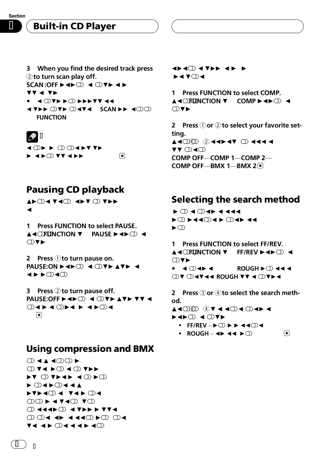 Pioneer DEH-P3800MP operation manual 