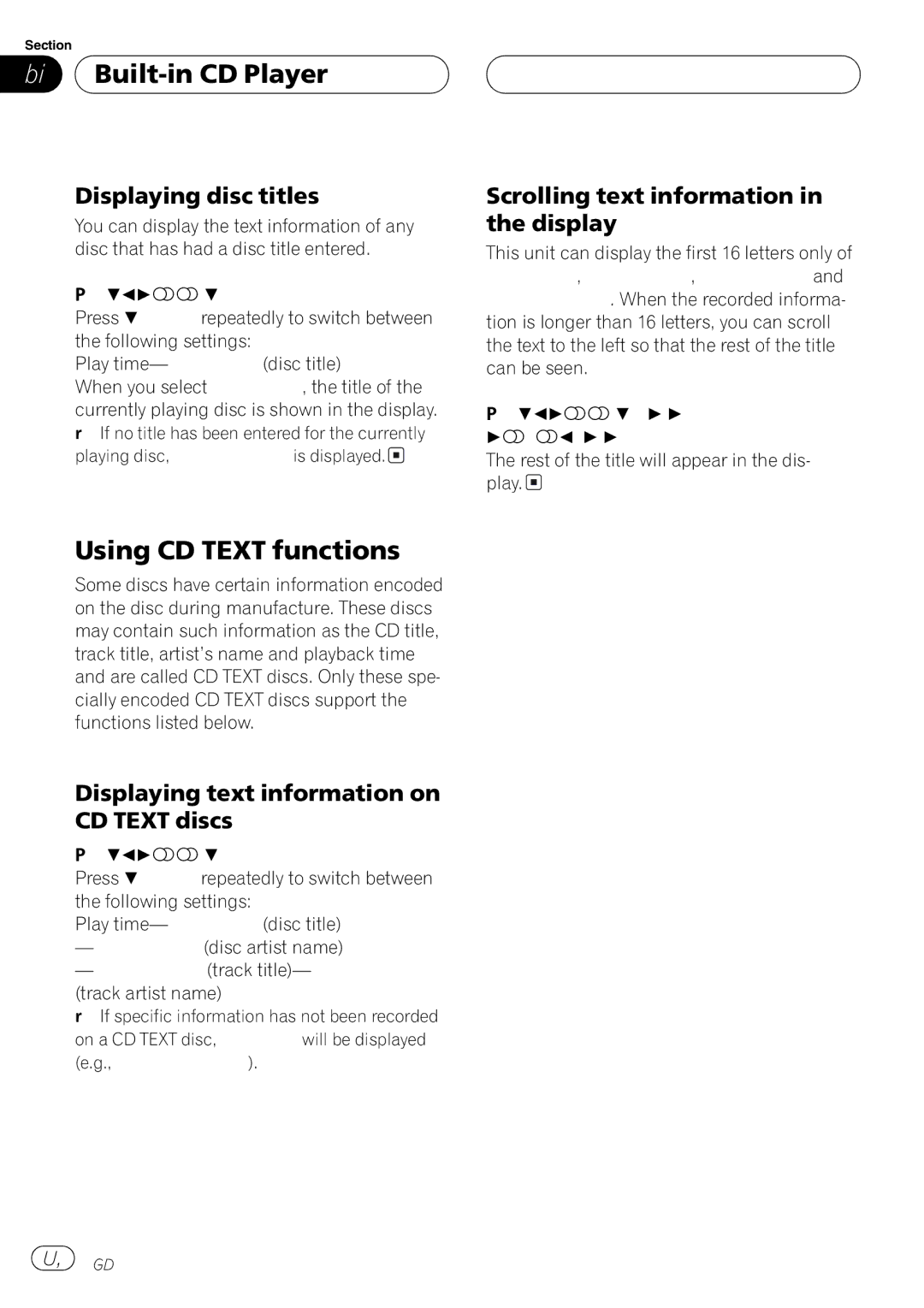 Pioneer DEH-P3800MP operation manual 