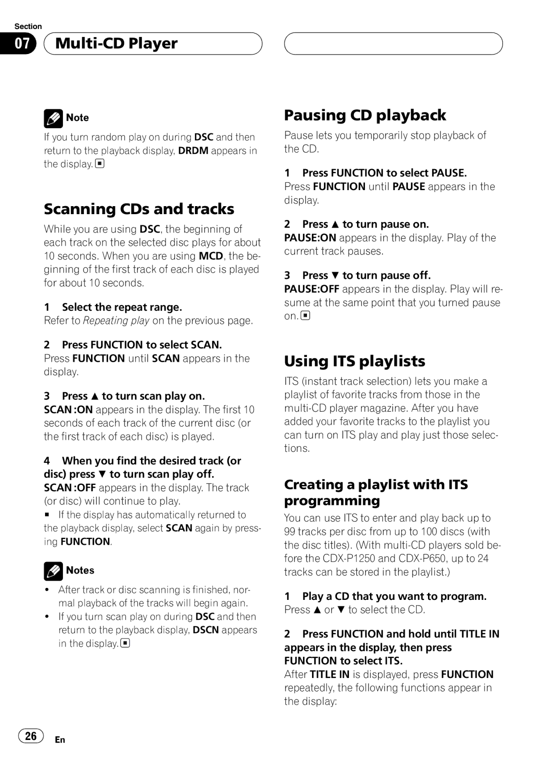 Pioneer DEH-P3800MP operation manual 