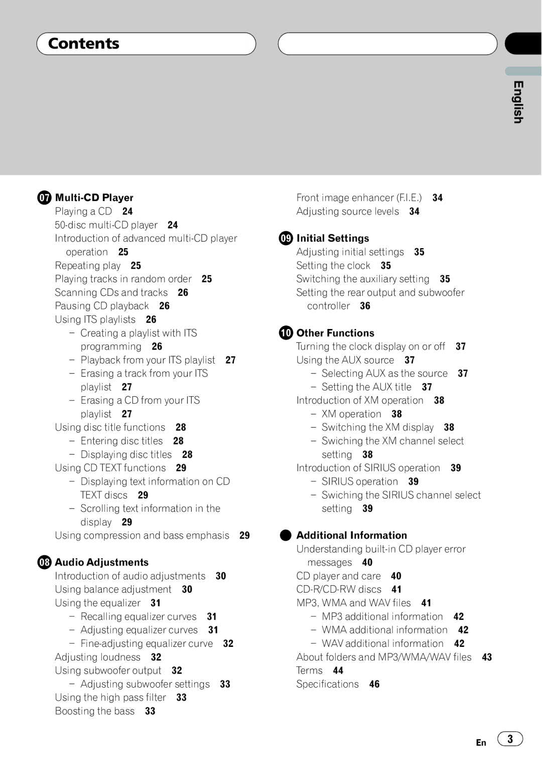 Pioneer DEH-P3800MP operation manual 