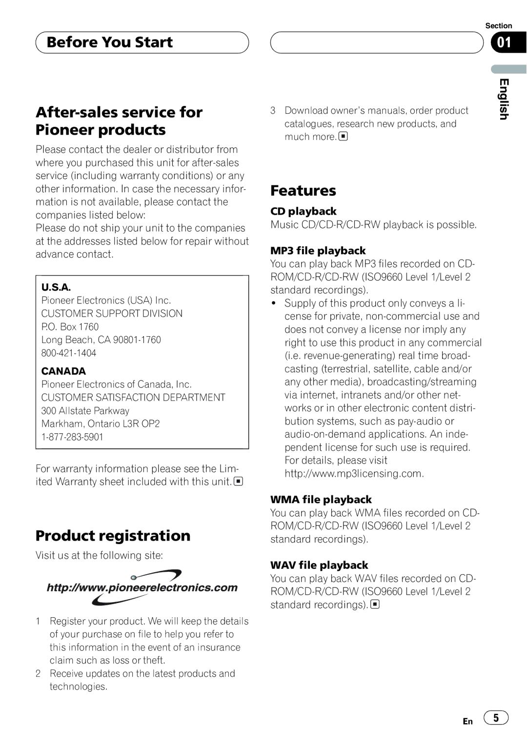 Pioneer DEH-P3800MP operation manual 