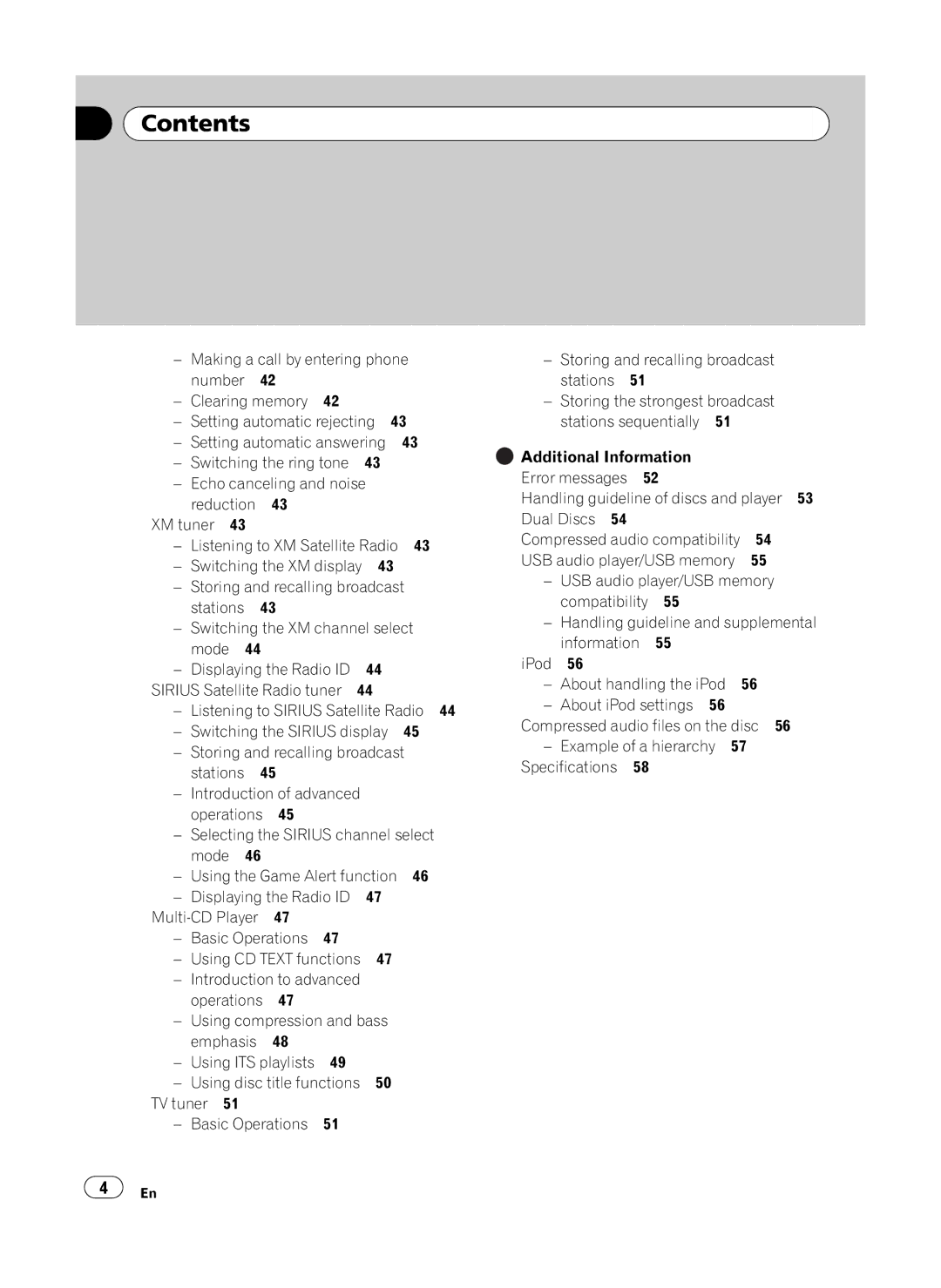 Pioneer DEH-P410UB operation manual Setting automatic answering 