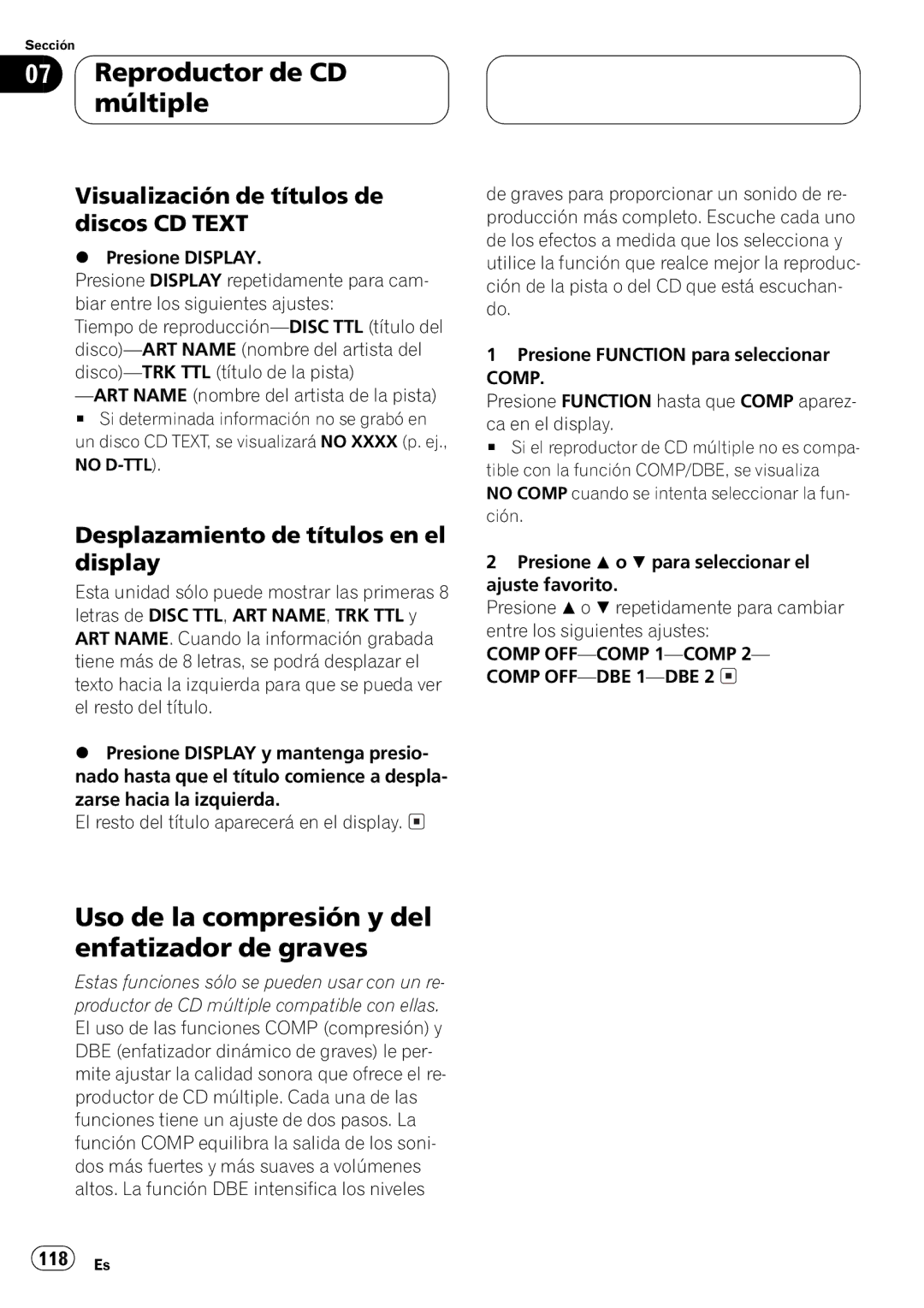 Pioneer DEH-P4500MP operation manual + % 