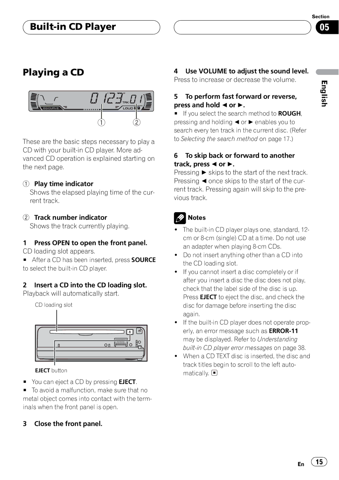 Pioneer DEH-P4500MP operation manual 