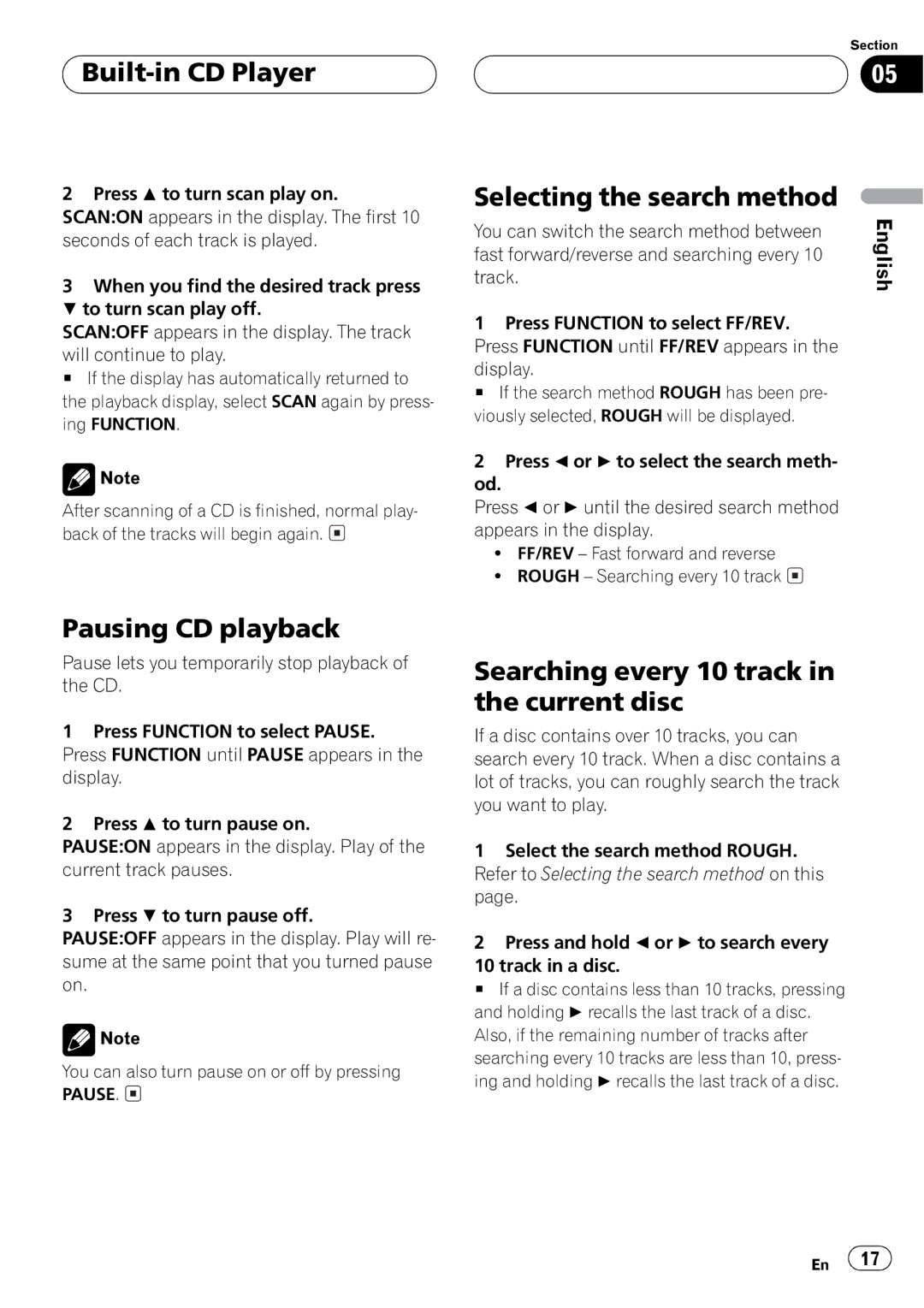 Pioneer DEH-P4500MP operation manual 