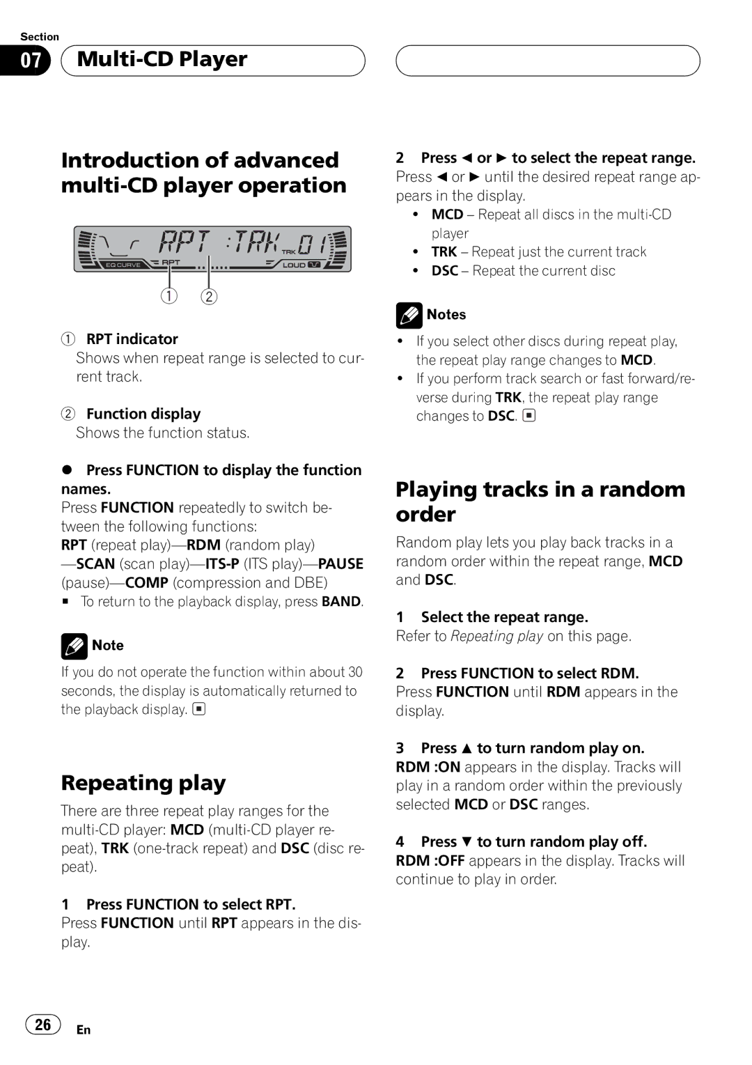 Pioneer DEH-P4500MP operation manual 