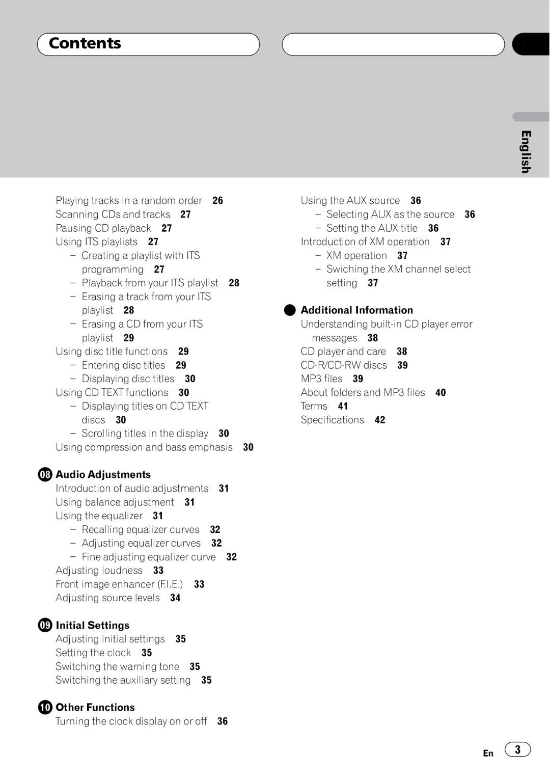 Pioneer DEH-P4500MP operation manual 