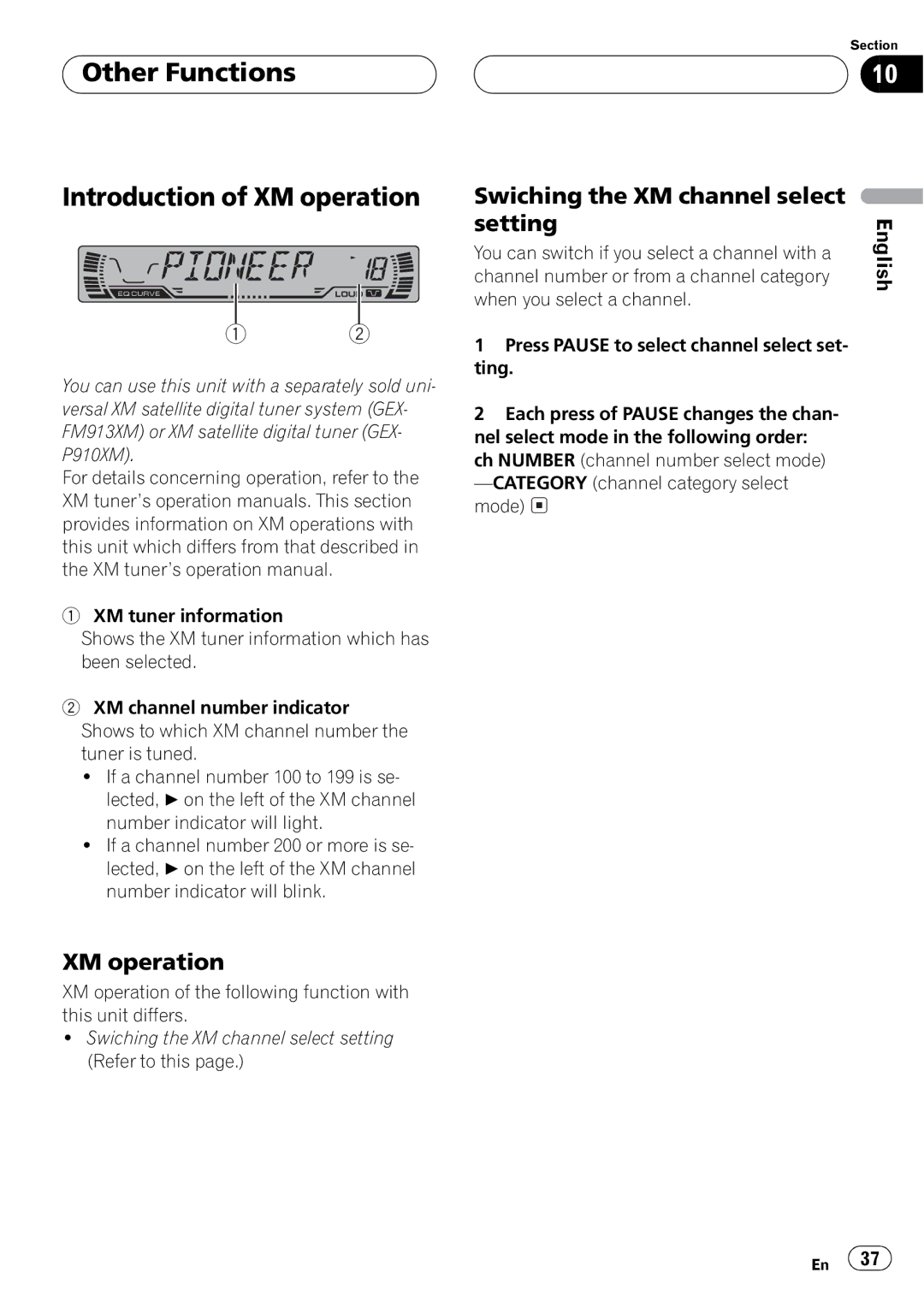 Pioneer DEH-P4500MP operation manual 