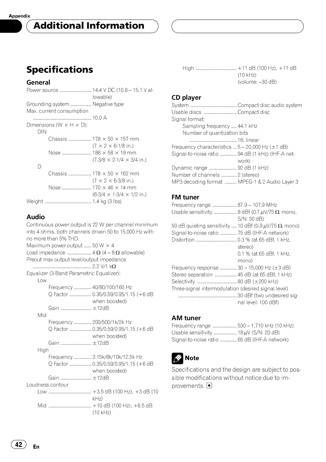 Pioneer DEH-P4500MP operation manual 