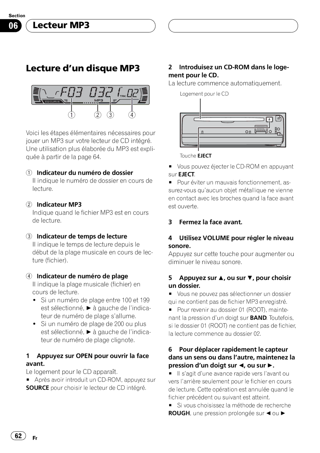 Pioneer DEH-P4500MP operation manual 