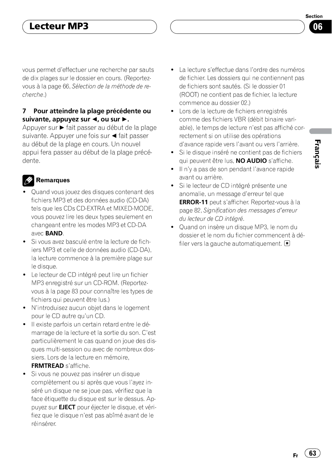 Pioneer DEH-P4500MP operation manual 