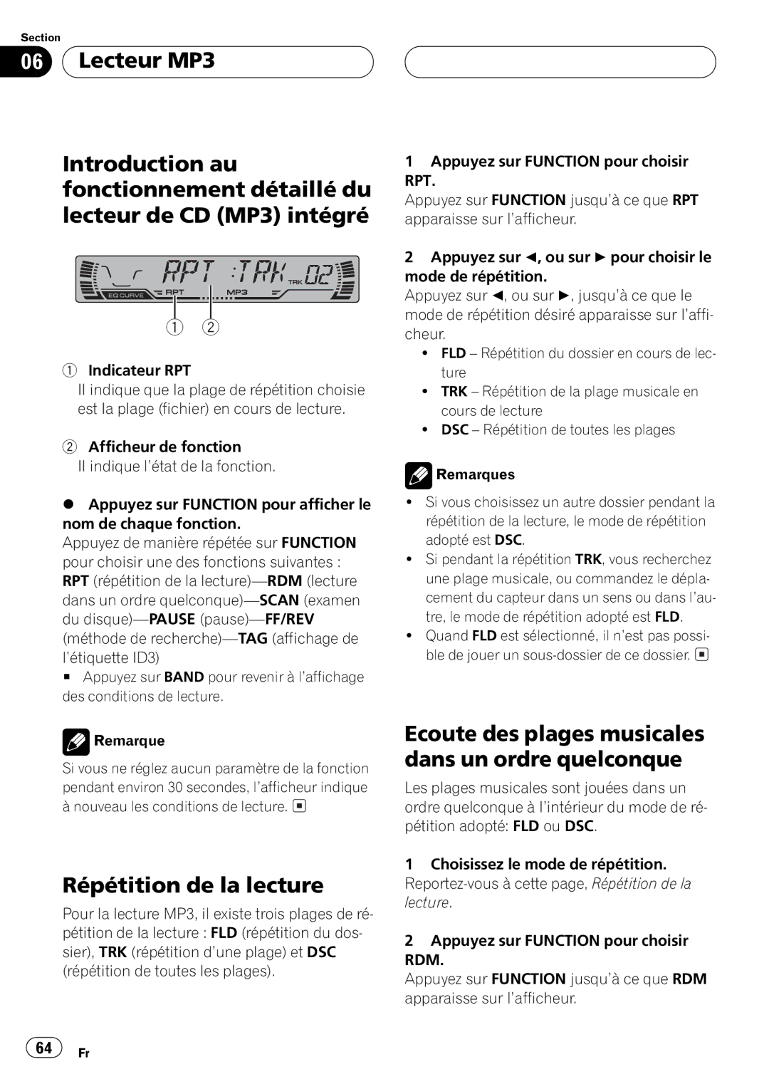 Pioneer DEH-P4500MP operation manual 