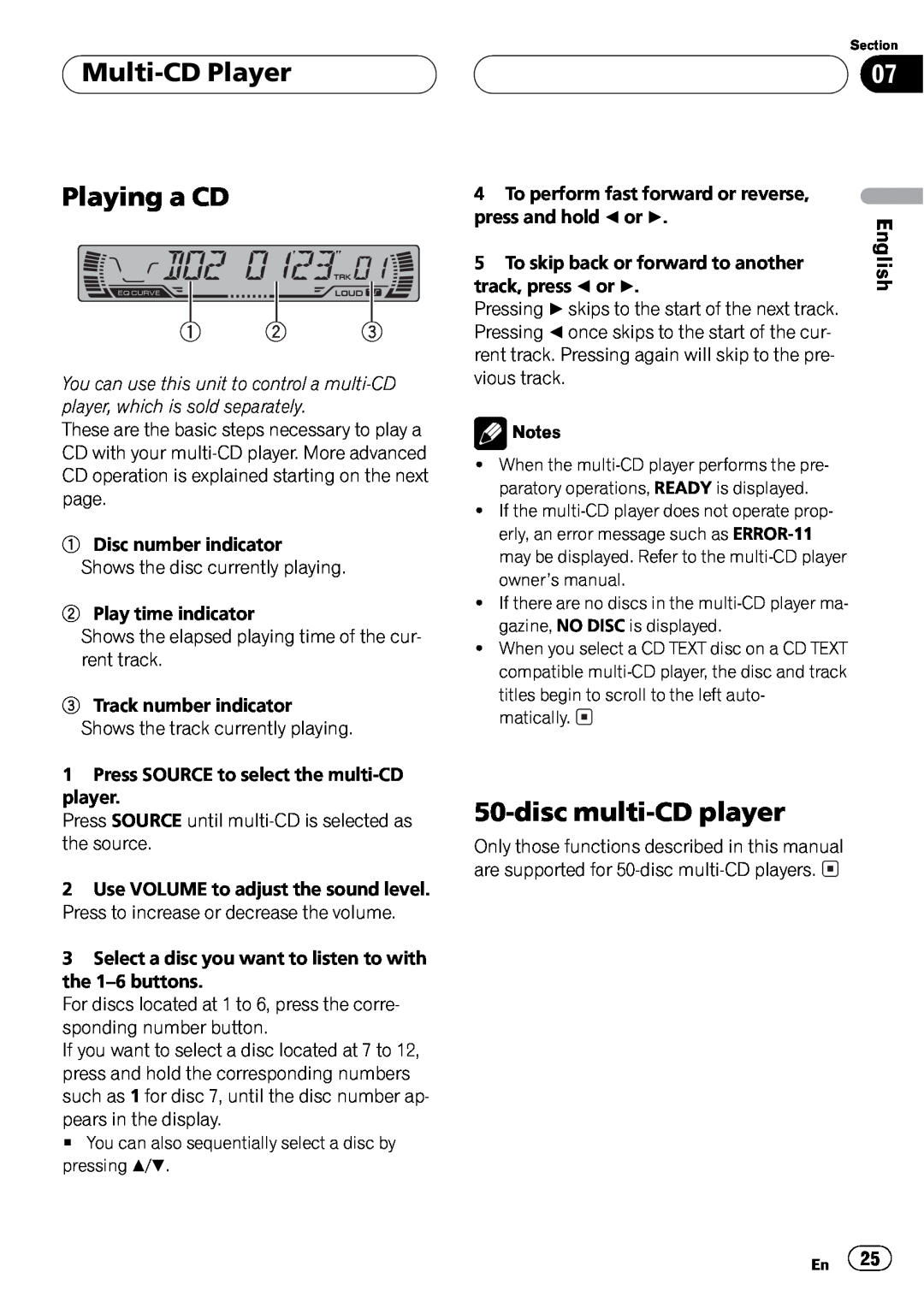 Pioneer DEH-P4500MP operation manual 