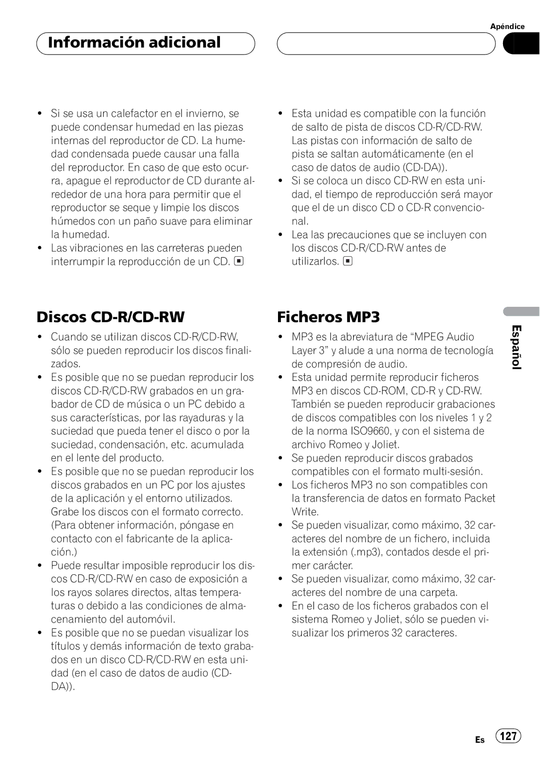 Pioneer DEH-P450MP operation manual + + 