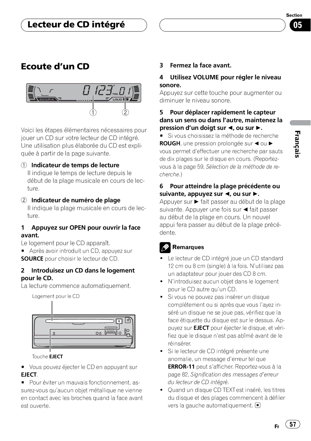 Pioneer DEH-P450MP operation manual 