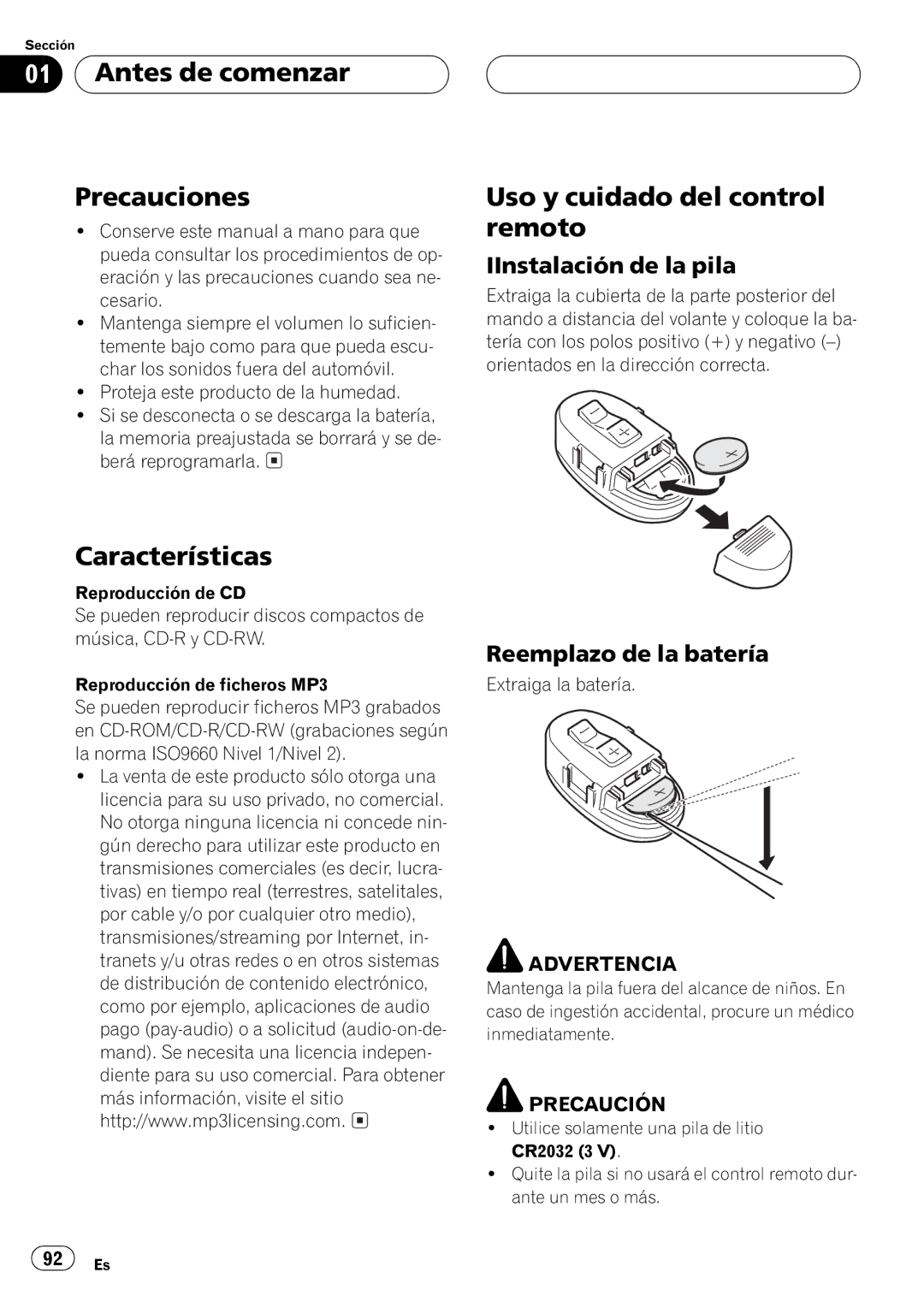 Pioneer DEH-P450MP operation manual + + 